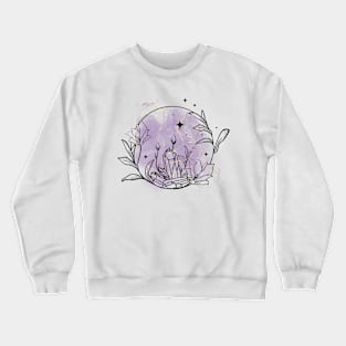 Crystals and Blooms Crewneck Sweatshirt